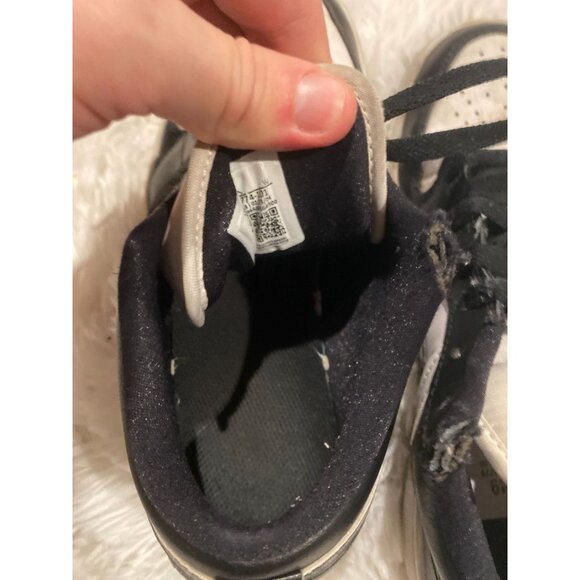 Nike Air Jordan 1 Low Panda 2023 White Dark Grey DC0774-102 Women Size 8 WORN - Picture 7 of 8